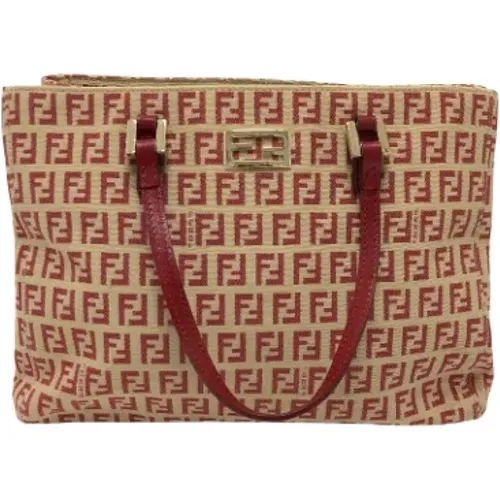 Pre-owned Canvas shoppers , female, Sizes: ONE SIZE - Fendi Vintage - Modalova