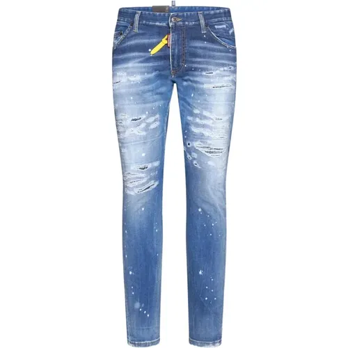 Jeans mit Used-Effekt , Herren, Größe: 2XS - Dsquared2 - Modalova