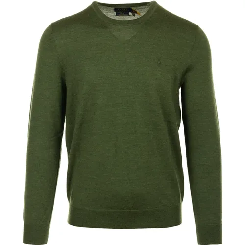 Grüne Pullover , Herren, Größe: S - Ralph Lauren - Modalova