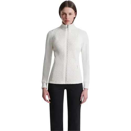 Weiße Meryl Jacke Oberbekleidung , Damen, Größe: L - Fusalp - Modalova