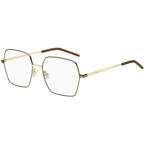 Gold Black Stylish Glasses , unisex, Sizes: 54 MM - Hugo Boss - Modalova