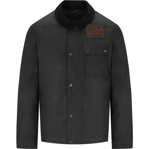 Schwarze Workers Wax Jacke , Herren, Größe: S - Barbour - Modalova