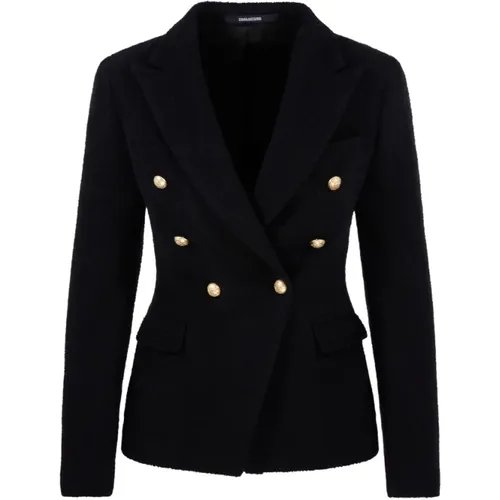 N1383 Nero Alicya Jacke , Damen, Größe: M - Tagliatore - Modalova