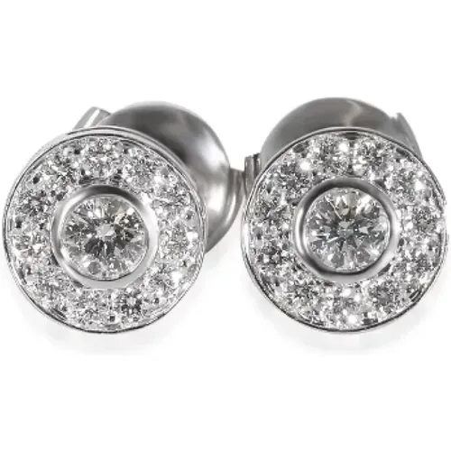 Pre-owned Platinum earrings , female, Sizes: ONE SIZE - Tiffany & Co. Pre-owned - Modalova