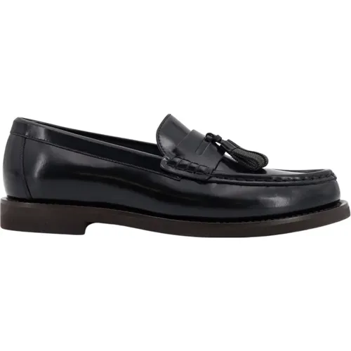 Loafer Shoes with Logo Detail , female, Sizes: 6 UK, 7 UK, 5 1/2 UK, 4 UK, 3 UK, 5 UK - BRUNELLO CUCINELLI - Modalova