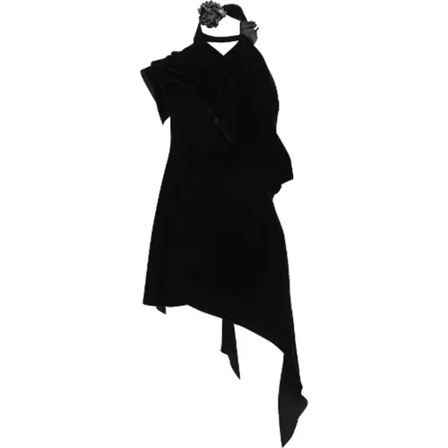 Pre-owned Viscose dresses , female, Sizes: M - Saint Laurent Vintage - Modalova