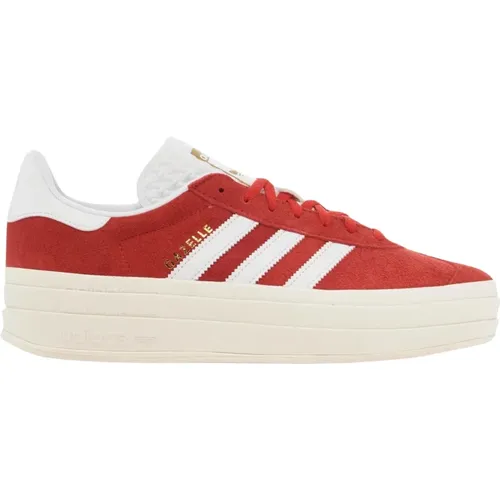 Bold Red Gazelle Limited Edition Sneakers , Herren, Größe: 38 2/3 EU - Adidas - Modalova