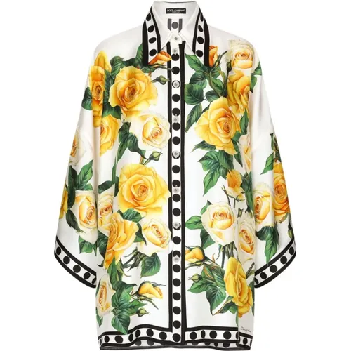 Shirt Dresses , female, Sizes: 2XS - Dolce & Gabbana - Modalova