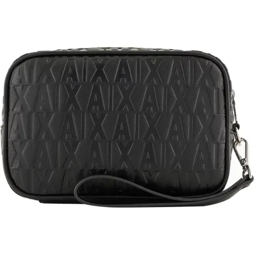 Beauty Case Logo Allover , male, Sizes: ONE SIZE - Emporio Armani - Modalova