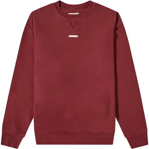 Cotton Sweatshirt with Long Sleeves , male, Sizes: M - Maison Margiela - Modalova