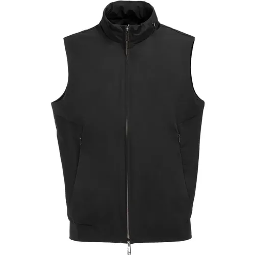 Technical Vest with Concealed Hood , male, Sizes: L - RRD - Modalova