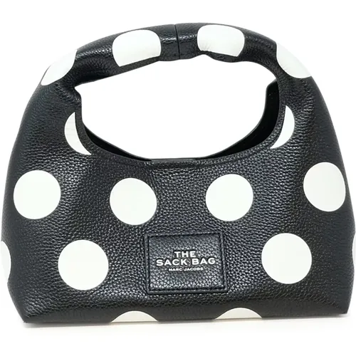 Schwarze Leder Mini Sack Tasche - Marc Jacobs - Modalova