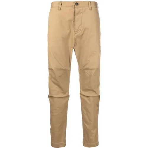 Slim Fit Trousers , male, Sizes: L, M, S, XL - Dsquared2 - Modalova