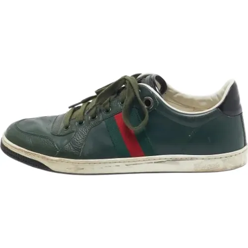 Pre-owned Leder sneakers - Gucci Vintage - Modalova