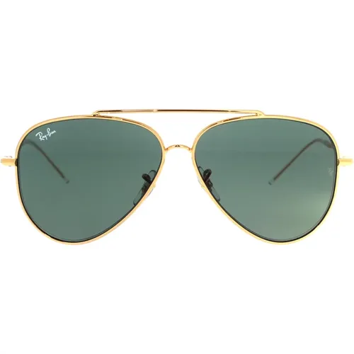 Revolutionäre Sonnenbrille mit Aviator-Rahmen und dunkelgrünen Gläsern , Herren, Größe: 62 MM - Ray-Ban - Modalova