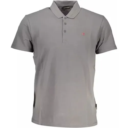 Elegantes Graues Poloshirt - Napapijri - Modalova