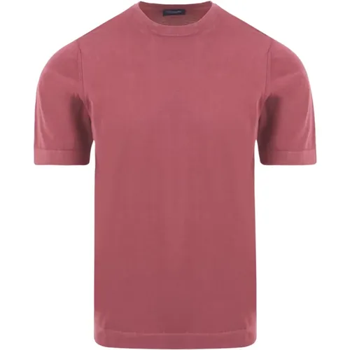 Rosa T-Shirt und Polo Kollektion , Herren, Größe: M - Drumohr - Modalova