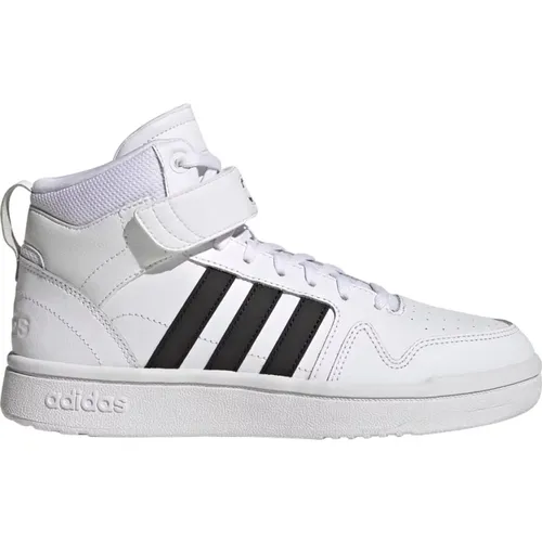 Mid-Top Sneakers Weiß/Schwarz/Weiß , Damen, Größe: 38 2/3 EU - Adidas - Modalova