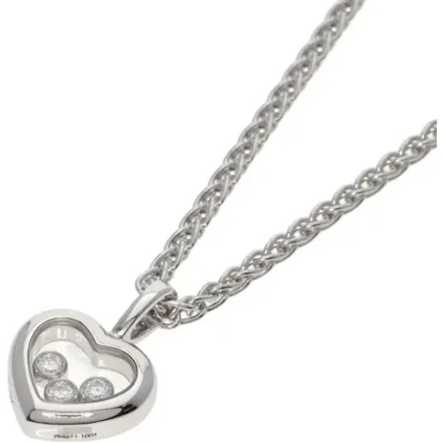 Pre-owned White Gold necklaces , female, Sizes: ONE SIZE - Chopard Pre-owned - Modalova