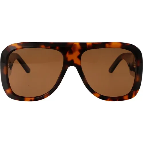 Stylish Sonoma Sunglasses for Summer , unisex, Sizes: 58 MM - Palm Angels - Modalova