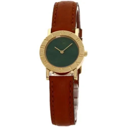 Pre-owned Gold watches , female, Sizes: ONE SIZE - Bvlgari Vintage - Modalova