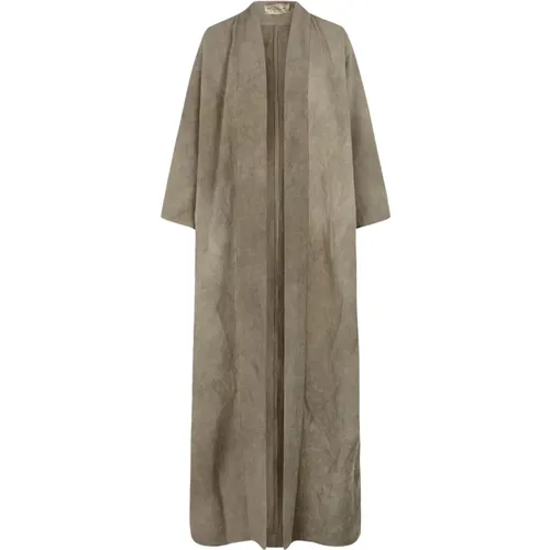 Bimba, linen coat in stone , female, Sizes: L, S, M - Cortana - Modalova