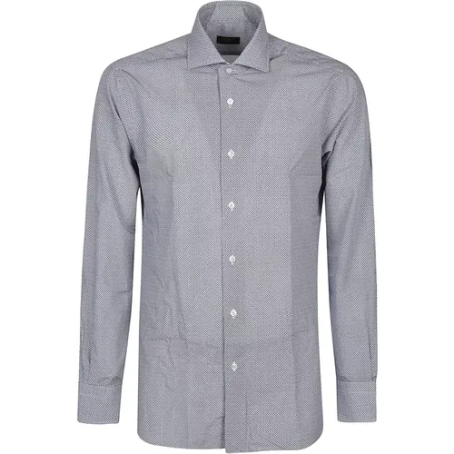 Fantasia Neck Shirt Upgrade Stilvolle Casual , Herren, Größe: 2XL - Barba Napoli - Modalova