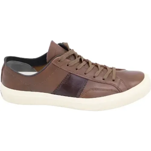 Pre-owned Leather sneakers , male, Sizes: 10 1/2 UK - Tom Ford Pre-owned - Modalova