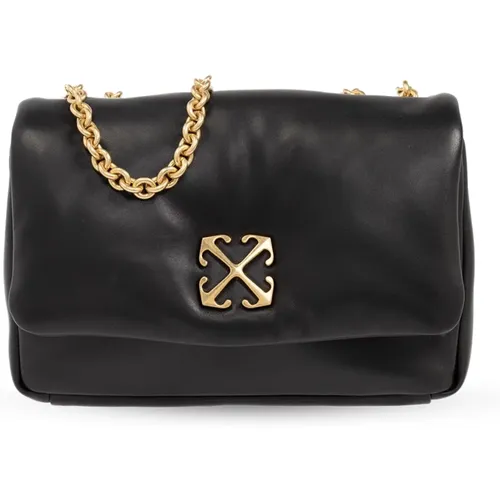 ‘Jitney Puffer’ shoulder bag , female, Sizes: ONE SIZE - Off White - Modalova