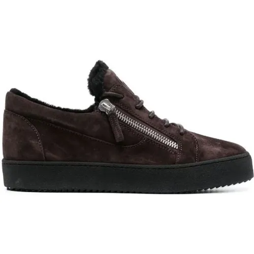 May lond sneakers , male, Sizes: 8 1/2 UK, 8 UK, 9 UK, 7 UK, 10 1/2 UK, 10 UK, 12 UK - giuseppe zanotti - Modalova