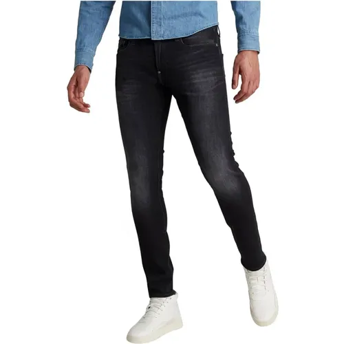 Herren Skinny Jeans - Medium Aged Faded , Herren, Größe: W30 L32 - G-Star - Modalova