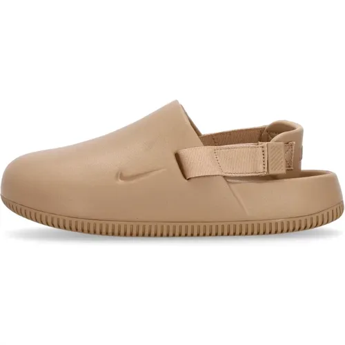 Calm Mule Hemp Sabot Konturiertes Design , Damen, Größe: 38 EU - Nike - Modalova