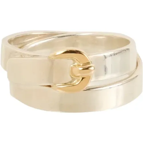 Pre-owned Metal rings , female, Sizes: ONE SIZE - Hermès Vintage - Modalova