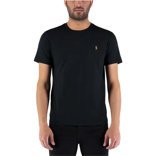 Basic Custom Rundhals T-shirt , Herren, Größe: XS - Ralph Lauren - Modalova