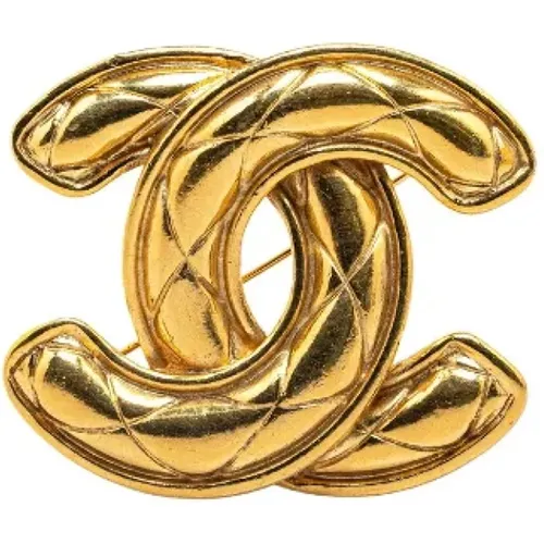 Pre-owned Metal brooches , female, Sizes: ONE SIZE - Chanel Vintage - Modalova