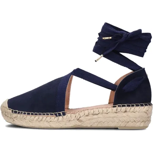 Blaue Wildleder Espadrilles Romi Luz , Damen, Größe: 40 EU - Fred de la Bretoniere - Modalova