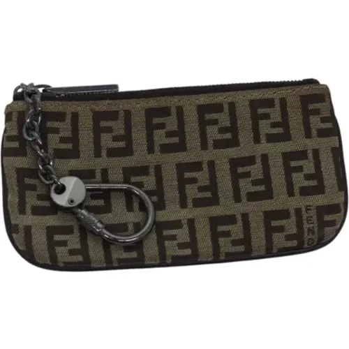 Pre-owned Canvas wallets , female, Sizes: ONE SIZE - Fendi Vintage - Modalova