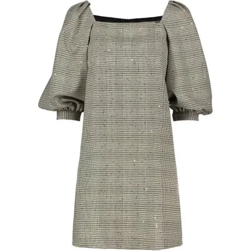 Short dress with a caroma pattern , female, Sizes: M, S - Gaudi - Modalova