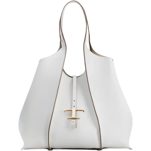 Timeless Medium Leather Shopping Bag , female, Sizes: ONE SIZE - TOD'S - Modalova