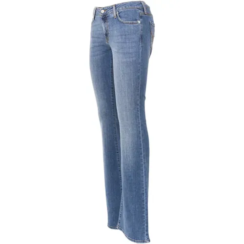 MEL Woman Trousers P23Rnd005D364A126 - ROY Rogers - Size: 28,Color: BLU , female, Sizes: W32, W28, W30, W25, W29, W27, W31, W26 - Roy Roger's - Modalova
