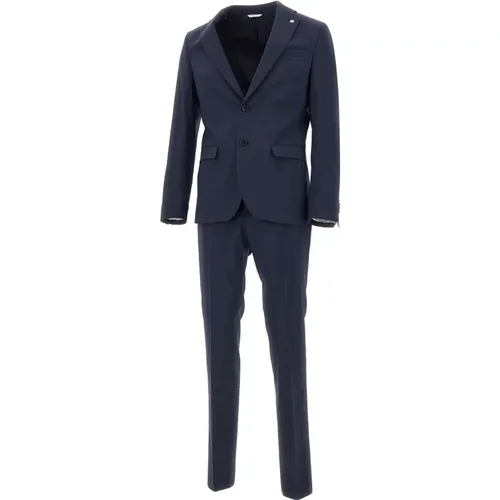 Midnight Two-Piece Suit , Herren, Größe: XL - Manuel Ritz - Modalova