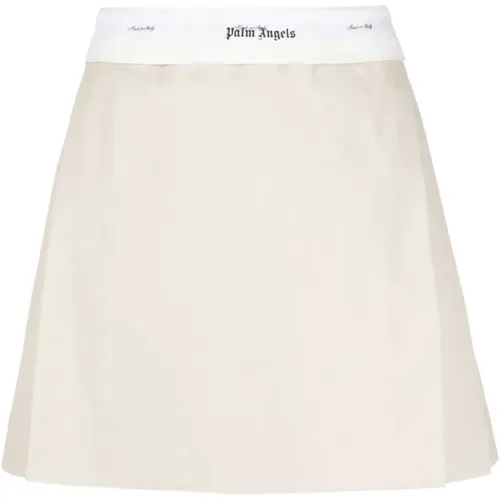 Wrap Skirt with Logo Detail , female, Sizes: XS - Palm Angels - Modalova