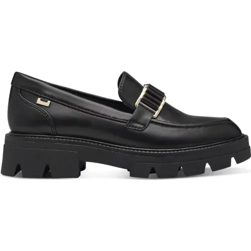Schwarze Geschlossene Loafers Damen Schuhe , Damen, Größe: 38 EU - s.Oliver - Modalova
