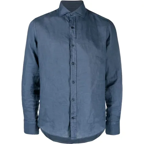 Linen shirt , male, Sizes: L, 2XL, M, XL, 3XL - PAUL & SHARK - Modalova