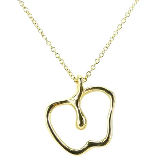 Pre-owned Gold necklaces , female, Sizes: ONE SIZE - Tiffany & Co. Pre-owned - Modalova