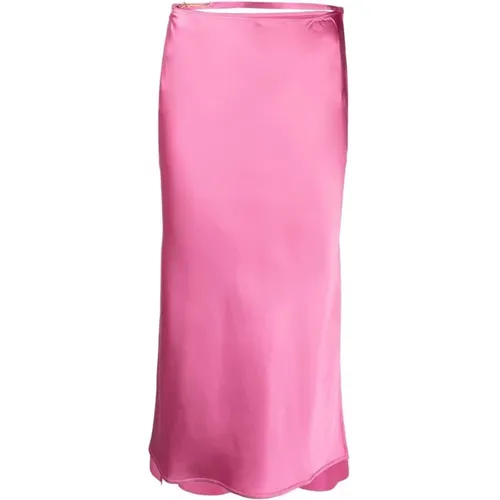 Satin Strap Skirt , female, Sizes: M, S - Jacquemus - Modalova