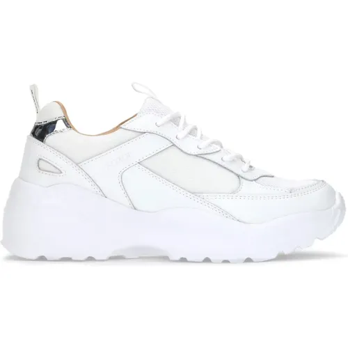 Damen weiße Sneakers , Damen, Größe: 35 EU - Kazar - Modalova