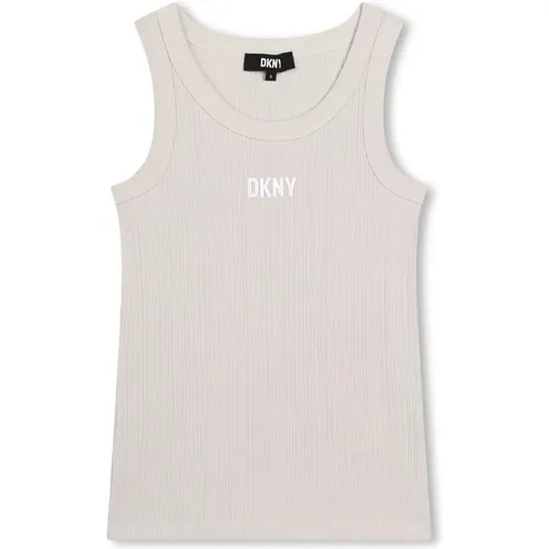 Logo Print Tank Top für Kinder - DKNY - Modalova