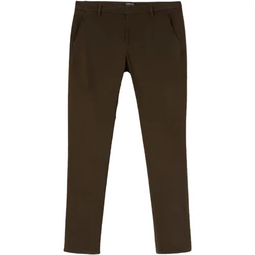 Gaubert Slim Chino Pants , male, Sizes: W35 - Dondup - Modalova