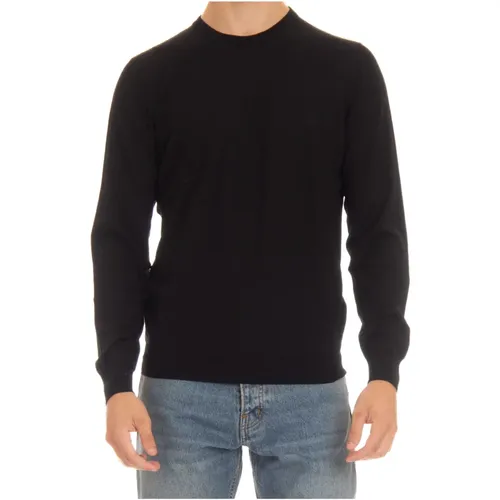 Crewneck Wool Sweater , male, Sizes: XL, L, 2XL, M - Barba - Modalova